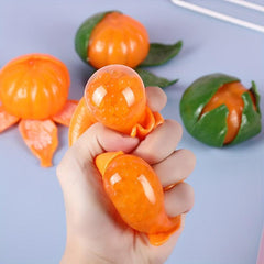 Novelty Orange Pinch Funny Toy Peelable Orange Bubble Ball Toy