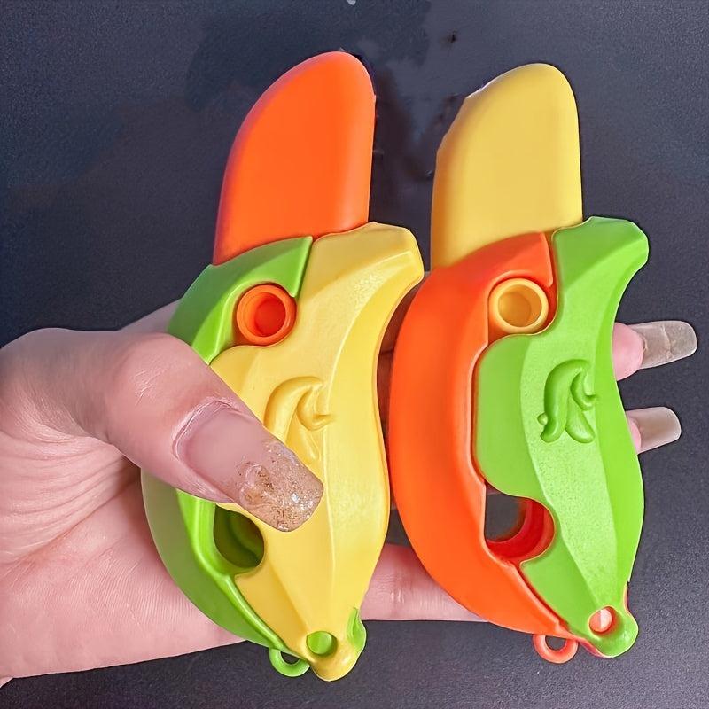 Gravity Defying Banana Carrot Toy Carrot