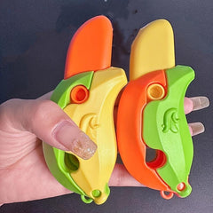 Gravity Defying Banana Carrot Toy Carrot