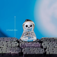 Halloween Crystal Ball Ghost Pumpkin Ornament