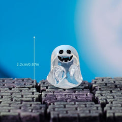 Halloween Crystal Ball Ghost Pumpkin Ornament