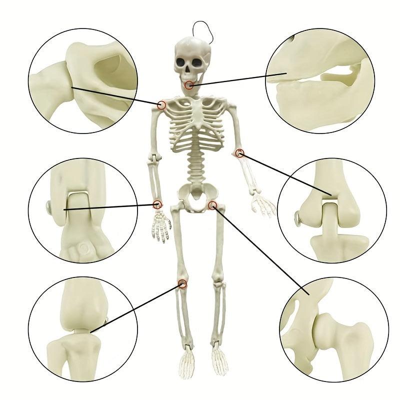1pc Halloween Plastic Skeleton Decoration for Haunted House and Horror Theme