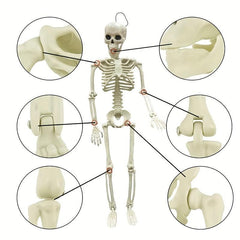 1pc Halloween Plastic Skeleton Decoration for Haunted House and Horror Theme