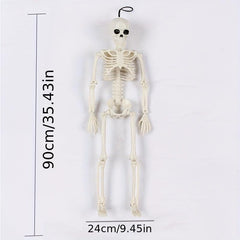 1pc Halloween Plastic Skeleton Decoration for Haunted House and Horror Theme