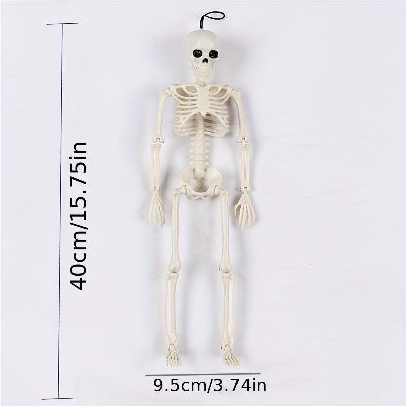 1pc Halloween Plastic Skeleton Decoration for Haunted House and Horror Theme