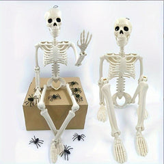 1pc Halloween Plastic Skeleton Decoration for Haunted House and Horror Theme
