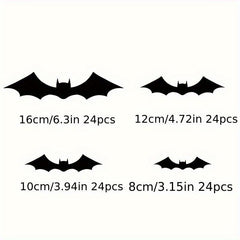 Halloween Bats Wall Decor Scary 3D Sticker
