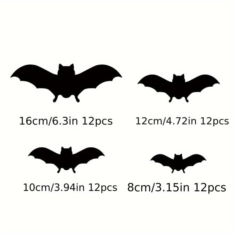 Halloween Bats Wall Decor Scary 3D Sticker