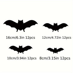 Halloween Bats Wall Decor Scary 3D Sticker