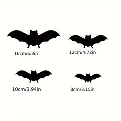 Halloween Bats Wall Decor Scary 3D Sticker