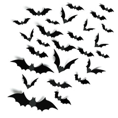 Halloween Bats Wall Decor Scary 3D Sticker