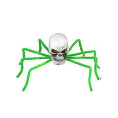 Haunted House Red Eyed Skull Ghost Spider Simulation