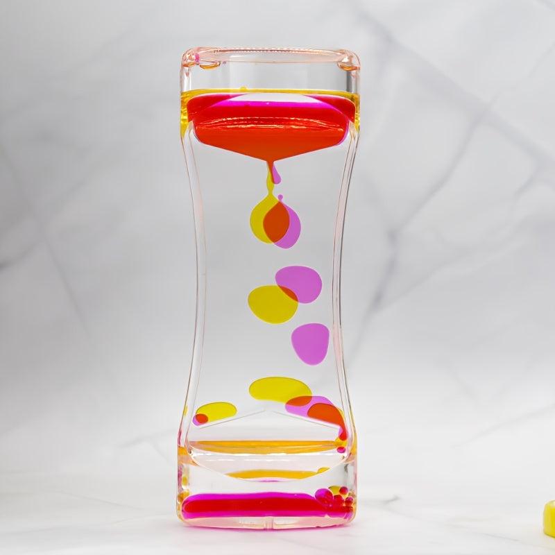 Rotating Water Droplet Hourglass Drop Ornament