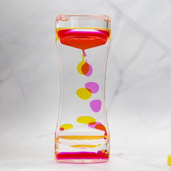 Rotating Water Droplet Hourglass Drop Ornament