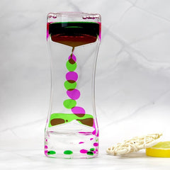 Rotating Water Droplet Hourglass Drop Ornament