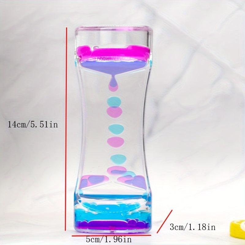 Rotating Water Droplet Hourglass Drop Ornament