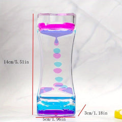 Rotating Water Droplet Hourglass Drop Ornament
