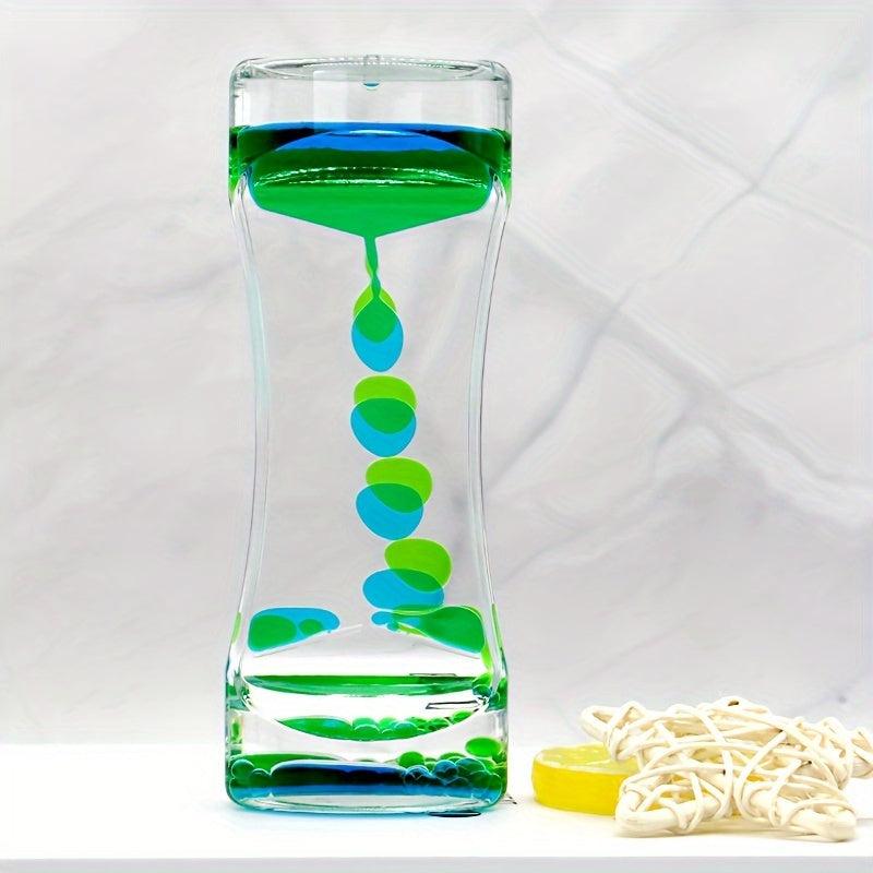 Rotating Water Droplet Hourglass Drop Ornament