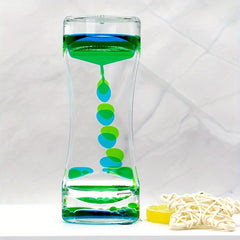 Rotating Water Droplet Hourglass Drop Ornament