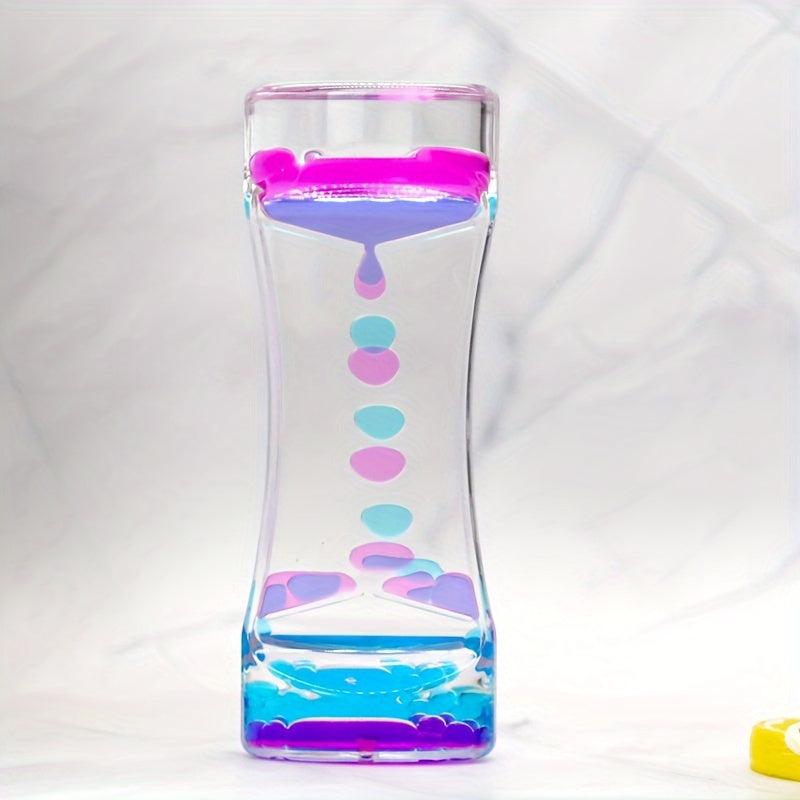 Rotating Water Droplet Hourglass Drop Ornament