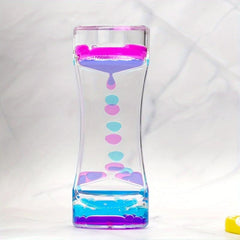 Rotating Water Droplet Hourglass Drop Ornament