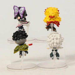 8pcs Anime Q Version Mini Figures Dolls Decorations
