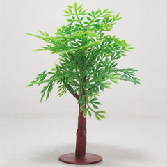5 Pcs Simulated Sophora Tree Model Sand Table Plant Building Roadway Tree