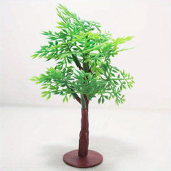 5 Pcs Simulated Sophora Tree Model Sand Table Plant Building Roadway Tree