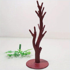 5 Pcs Simulated Sophora Tree Model Sand Table Plant Building Roadway Tree