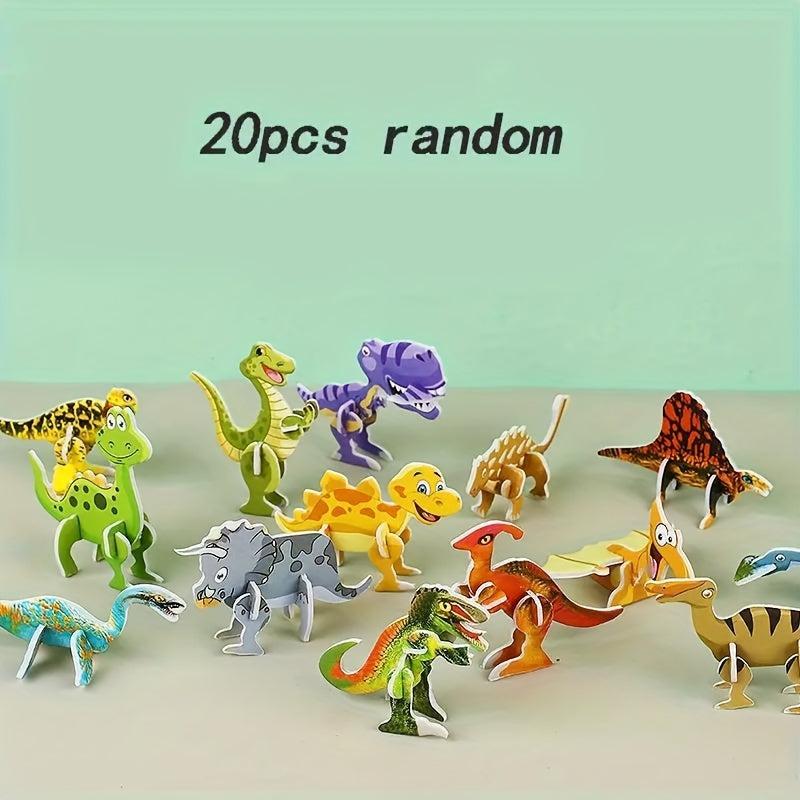 Dinosaur 3D Puzzle Kids Toys Educational Model Kindergarten Prizes