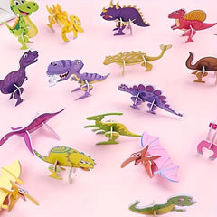 Dinosaur 3D Puzzle Kids Toys Educational Model Kindergarten Prizes