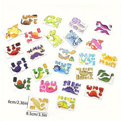 Dinosaur 3D Puzzle Kids Toys Educational Model Kindergarten Prizes