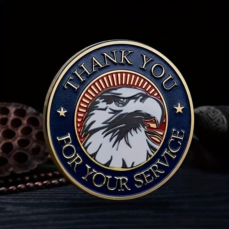 Veterans Military Challenge Coin Thank You For Your Service Gift