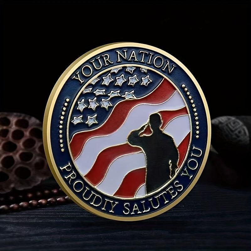 Veterans Military Challenge Coin Thank You For Your Service Gift