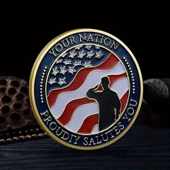 Veterans Military Challenge Coin Thank You For Your Service Gift