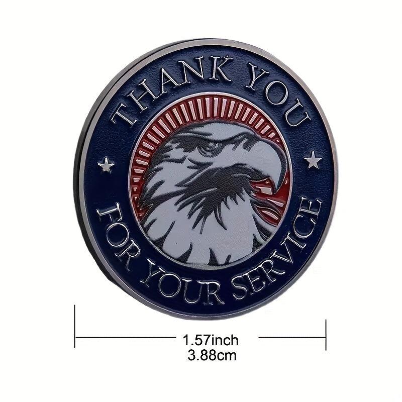 Veterans Military Challenge Coin Thank You For Your Service Gift