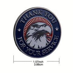 Veterans Military Challenge Coin Thank You For Your Service Gift