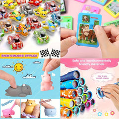 40pcs Toy Bag Kaleidoscope Airplane Maze Puzzle Mini Car Party Favors