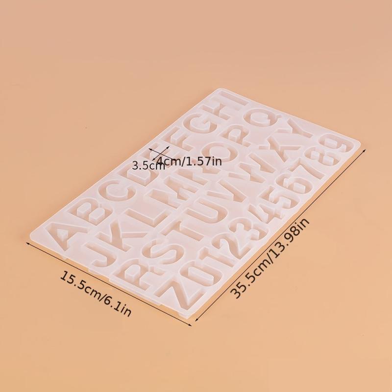 English Alphabet Molds for Resin Keychain Jewelry Making