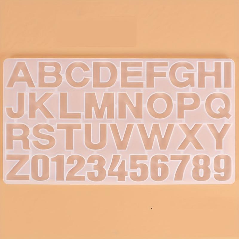 English Alphabet Molds for Resin Keychain Jewelry Making