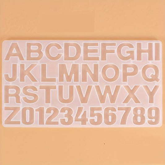 English Alphabet Molds for Resin Keychain Jewelry Making