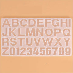 English Alphabet Molds for Resin Keychain Jewelry Making