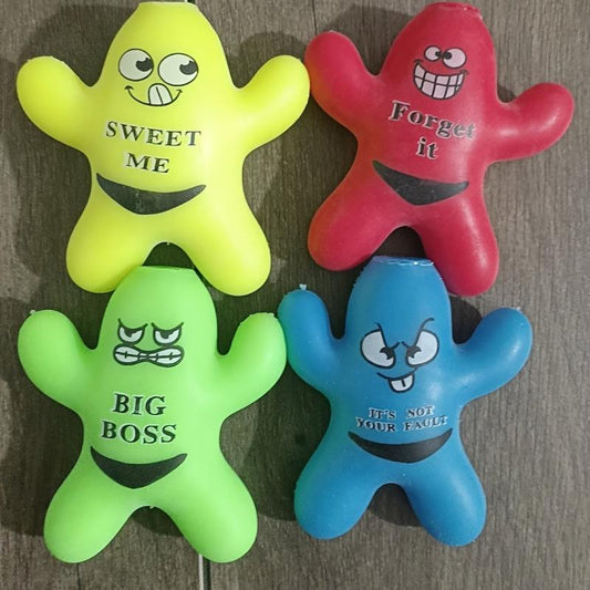 Creative Soft Rubber Toys Memory Sand Emoticons Funny Fill Sand