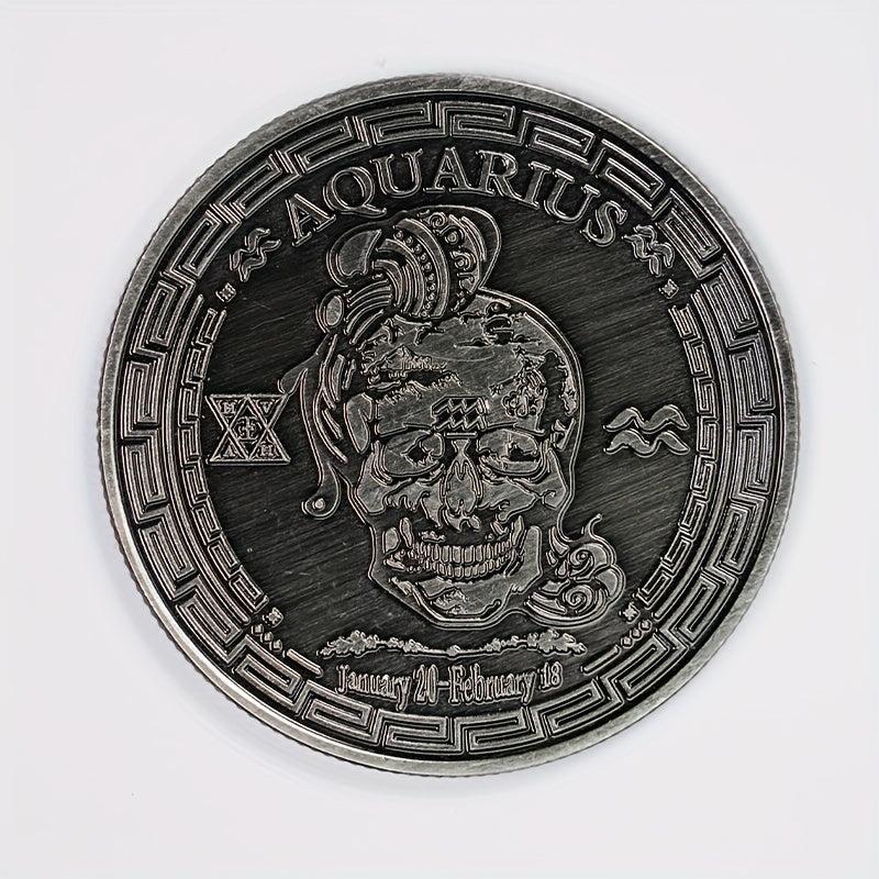 12 Constellations Collectibles Coins Home Decoration Magic Coin