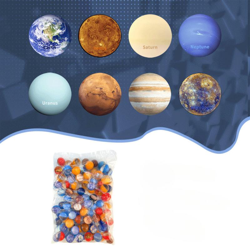 Solar System Planet Bouncing Starry Sky Stretch Ball Twist Egg Machine