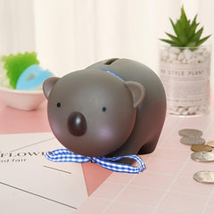 Enamel Doll Savings Jar Piggy Bank Creative Gift