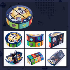 3D Mutated Cube Decompression Toy Geometry Infinite Cube Dinosaur Toy