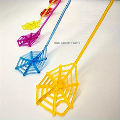 Spider Web Halloween Prank Wall Climbing Sticky Toy