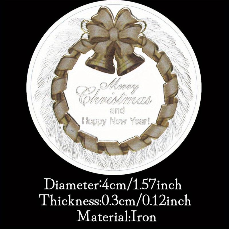 Santa Claus Wishing Coin Silvery Souvenir Decoration