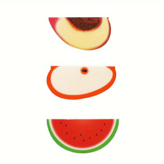 3pcs Fruit Notes DIY Toys Watermelon Peach Notes For Party Decoration